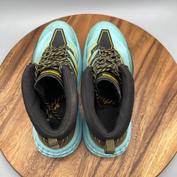 Hoka One One Speedgoat Mid 2 GTX Shoes Womens 10 Blue Trail Running Hiking Boots - Picture 5 of 8